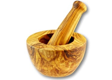 Pestle & Mortar With Flat Edge D10cm, H5cm