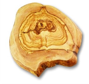 Rustic Irregular Shape Round Board 30x2cm